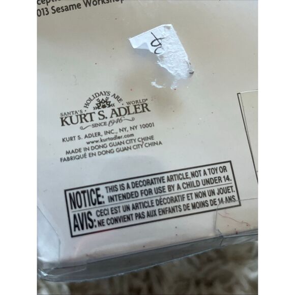 NIB Elmo By Kurt S. Adler Hand Crafted Glass Christmas Ornament - Picture 10 of 12